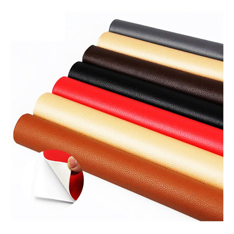 Vinil Tipo Piel Auto Calcomania Sticker 1.52mx1m Plata