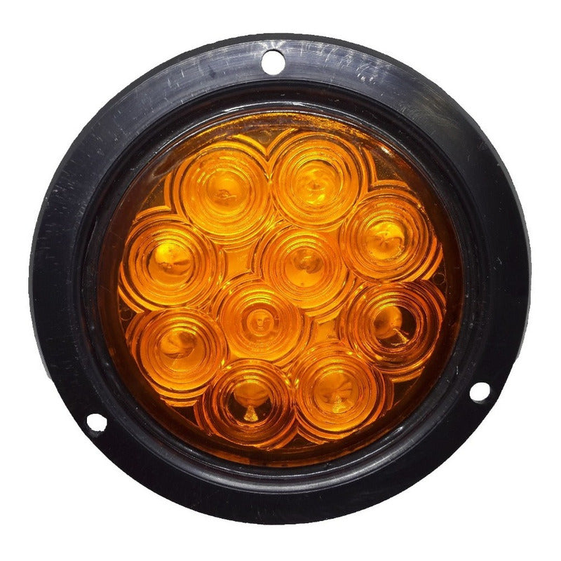 1 Plafon Redondo De 10 Leds Eurotruck Mexico Tractocamion