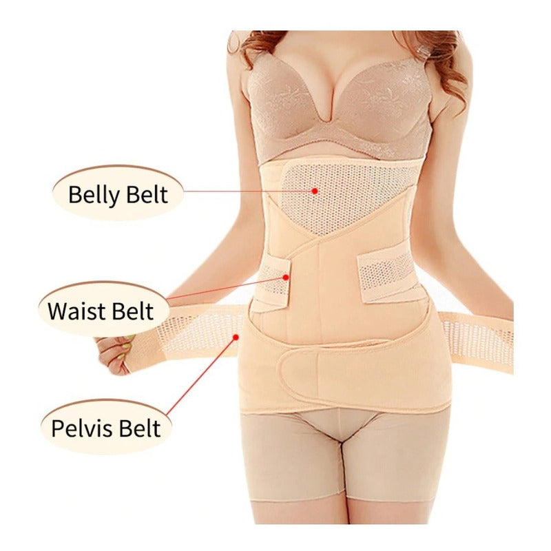 Faja Maternidad 3en1 Postparto Invisible Celulitis Reductor
