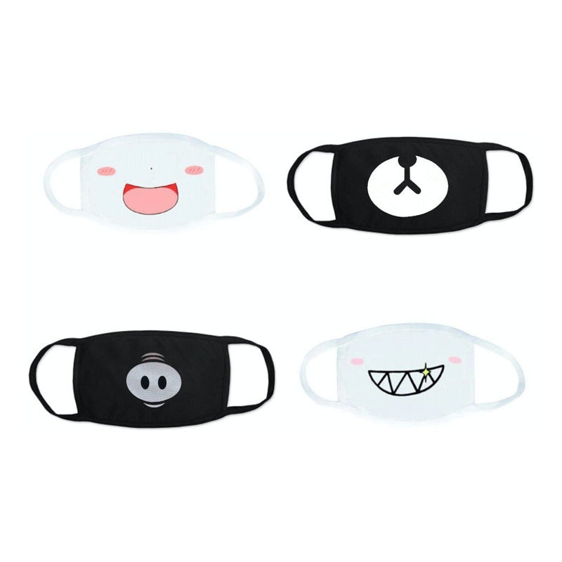 Cubrebocas Mascara Figuras Proteccion De Frio Polvo Unisex