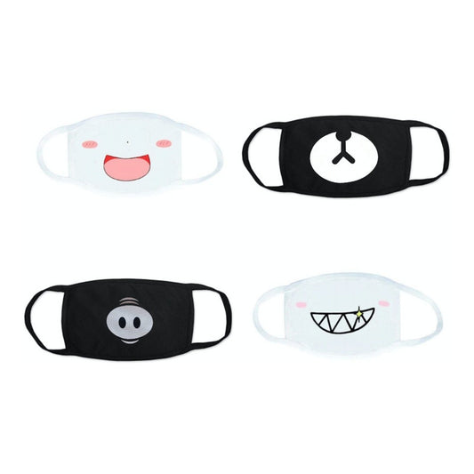 Cubrebocas Mascara Figuras Proteccion De Frio Polvo Unisex