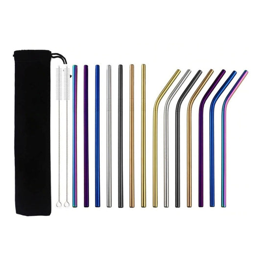 30 Popotes De Colores Y 30 Cepillos Bebidas 21 O 26 Cm - Eurotruck Mexico