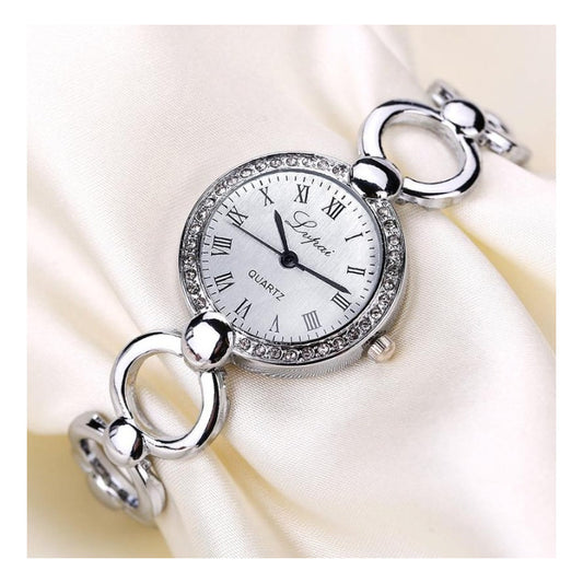 Reloj Dama Mujer Tipo Lujo Mama Pulsera