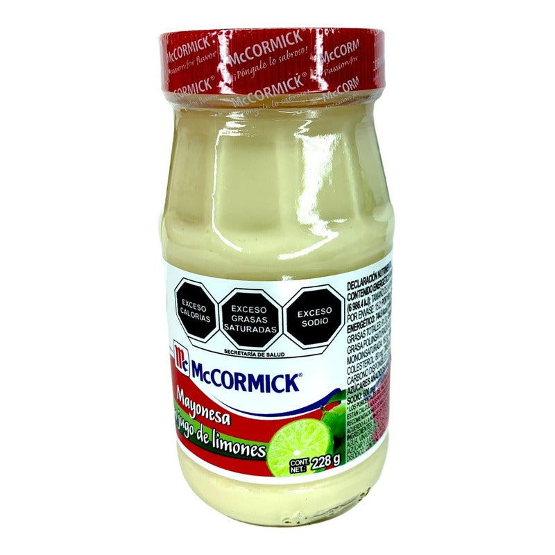 Mayonesa Mccormick Con Jugo De Limón De 228 G - Eurotruck Mexico