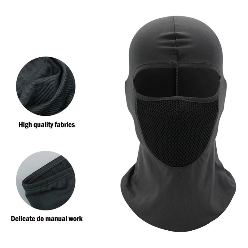 Pasamontaña Mascara Balaclava Respirable Moto Correr Tactico