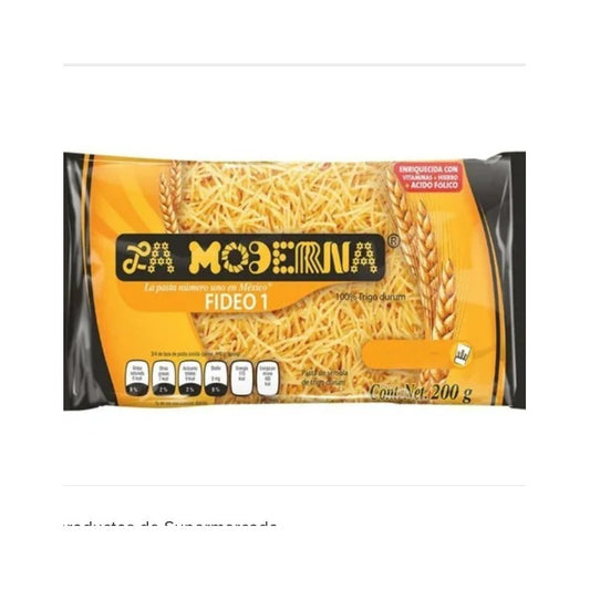 La Moderna Pasta Para Sopa Fideo 200 Gr