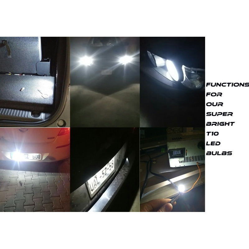 2 Focos Pellizco T10 Cuarto Vw Jetta Super Brillante Canbus Audi Bmw Otros Autos - Eurotruck Mexico