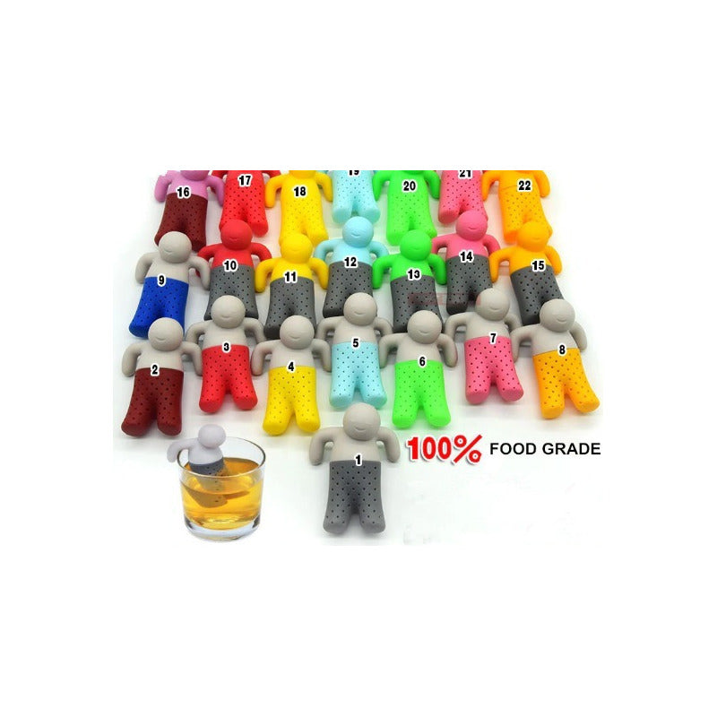 Infusor De Te Muñeco Varios Colores Envio Gratis 20 Piezas
