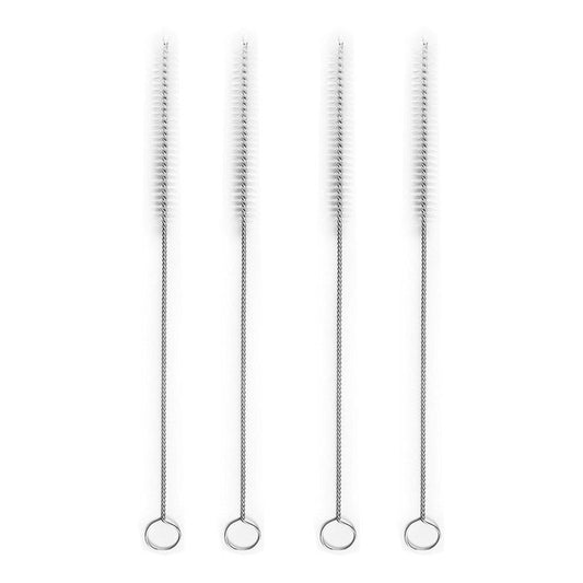 140 Cepillos 10mm 24cm Popote Metalico Portavasos