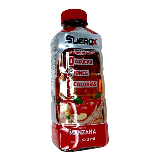 Suerox Adulto Electrolitos 8iones Sabor Manzana 630ml