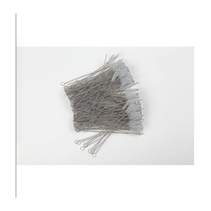 150 Cepillos Limpiadore Popotes Inoxidable  Portavasos 5mm X 17 Cm - Eurotruck Mexico