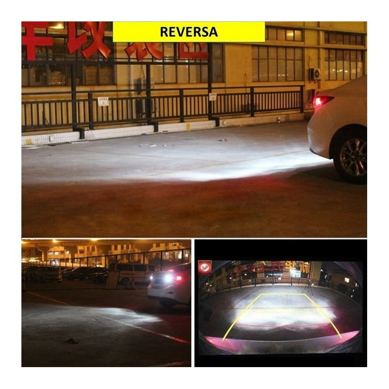 4 Pares Focos Led 1156 1157 Reversa Stop Direccional Cuartos