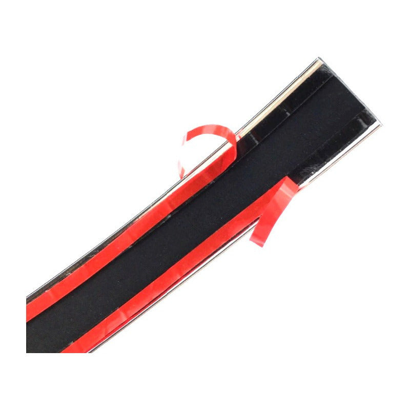 Rollo Moldura Cromada 10mm 15m Adherible Jetta Vw Audi Vocho Plateado