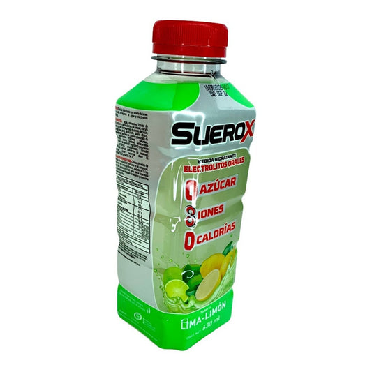 Suerox Adulto Electrolitos 8iones Sabor Lima Limon 630ml