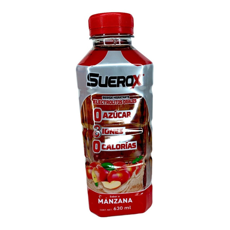 Suerox Adulto Electrolitos 8iones Sabor Manzana 630ml