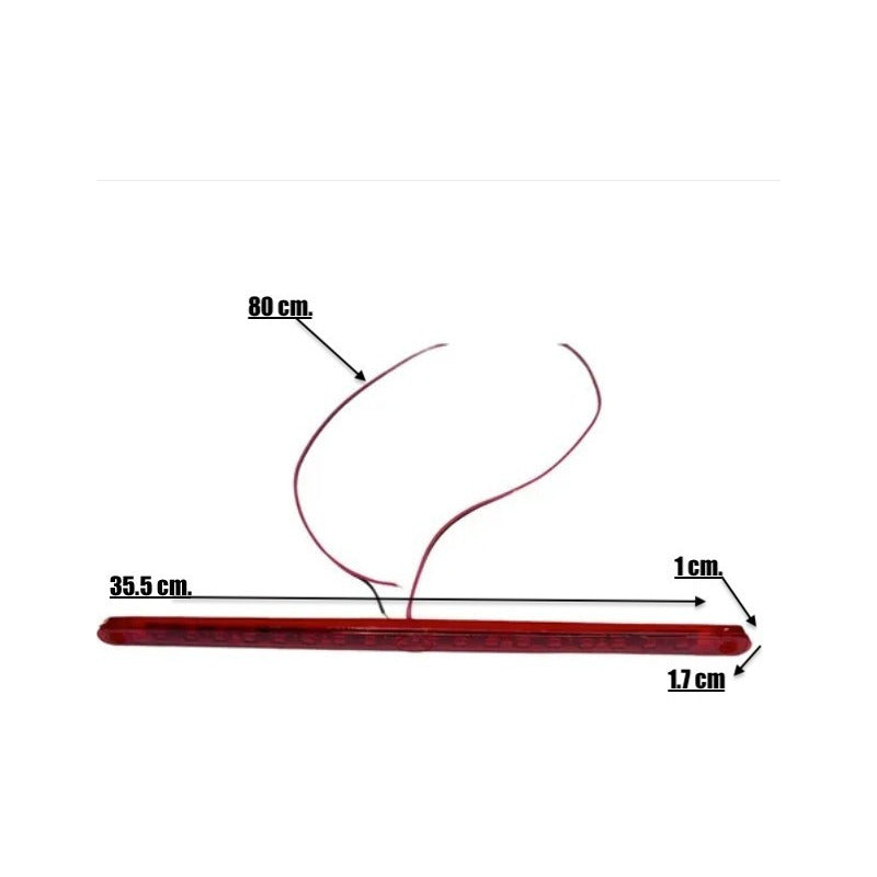 Luz Stop Aleron Universal Tercera Luz De Freno Con Gota