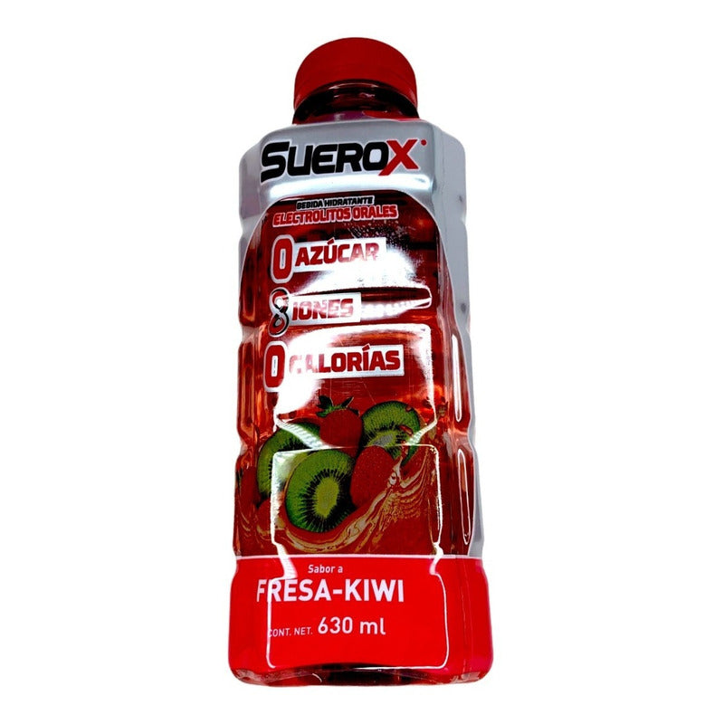 Suerox Adulto Electrolitos 8iones Sabor Fresa Kiwi 630ml