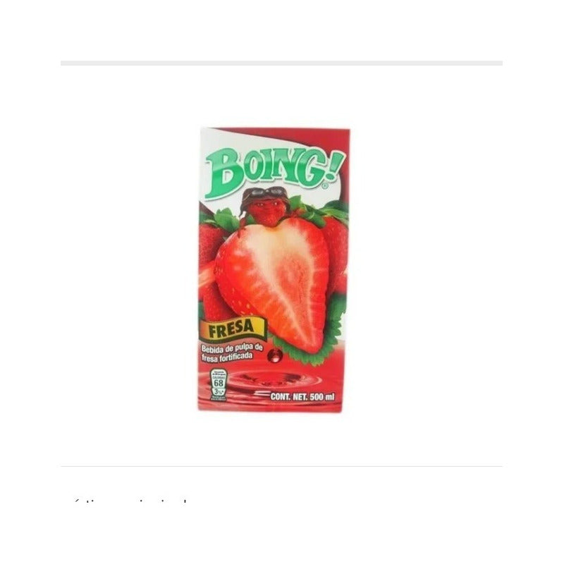 Boing Jugo Sabor Pulpa De Fresa Fortificada 250 Ml