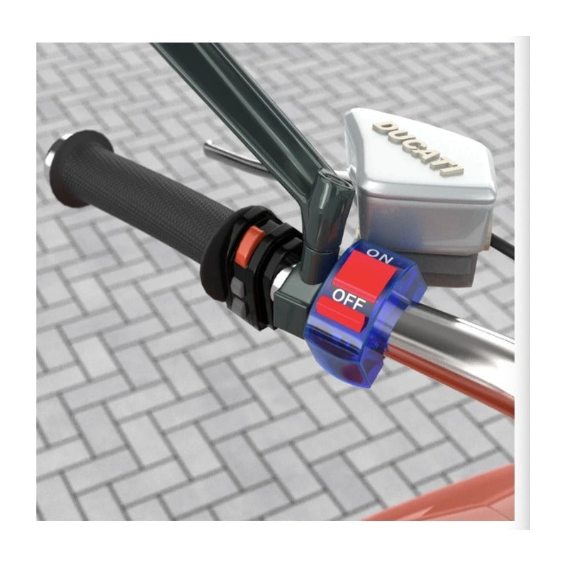 Switch Apagador Interruptor 3 Cables Moto Led Auxiliar 80pz