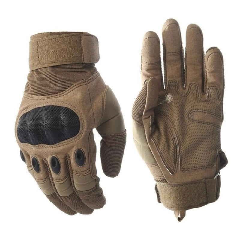 Guantes Tacticos Militar Moto Nudillos Duros Dedo Completo