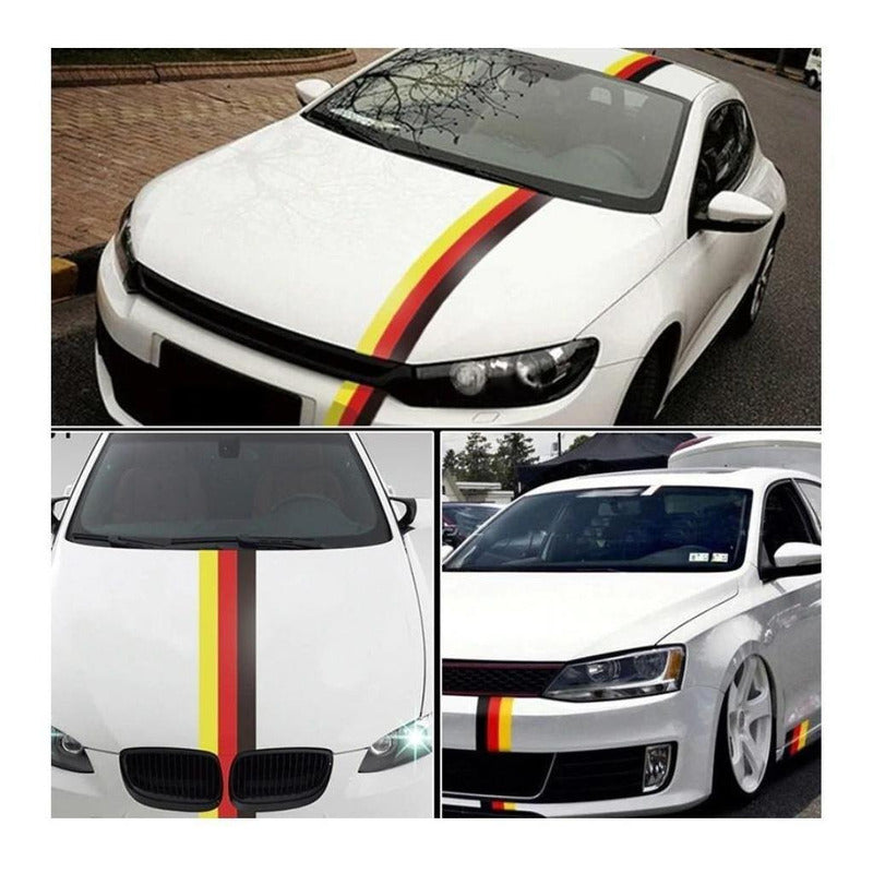 Sticker Calcomania Vinil Alemania Jetta Bora Polo 15cm X 1m