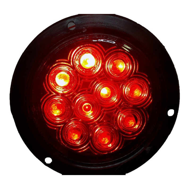 1 Plafon Redondo De 10 Leds Eurotruck Mexico Tractocamion