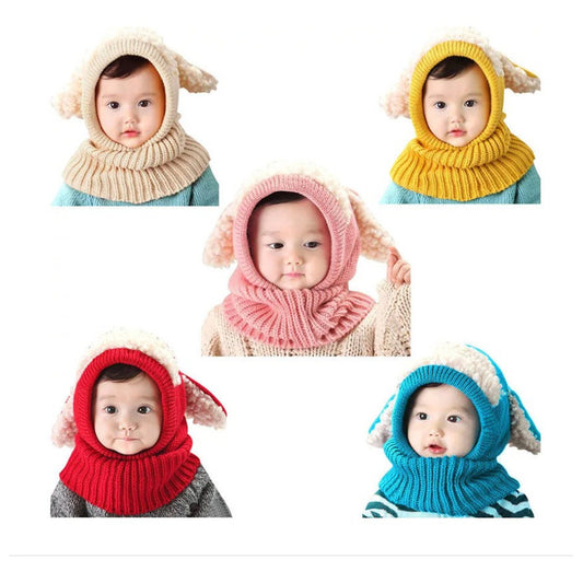 Gorro Para Bebe Bufanda Niña Niño Termico Con Orejas Conejo