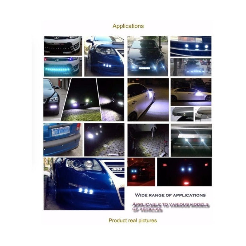 Ojo De Aguila Fijo Y Estrobo Ambulancia Patrulla 8pz