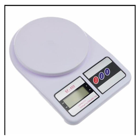 Bascula 10kg Cocina Pesar 1 Pieza 10 G Blanco