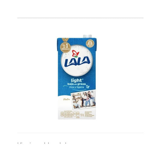 Leche Light Baja En Grasa Lala 1 Lt Descremada