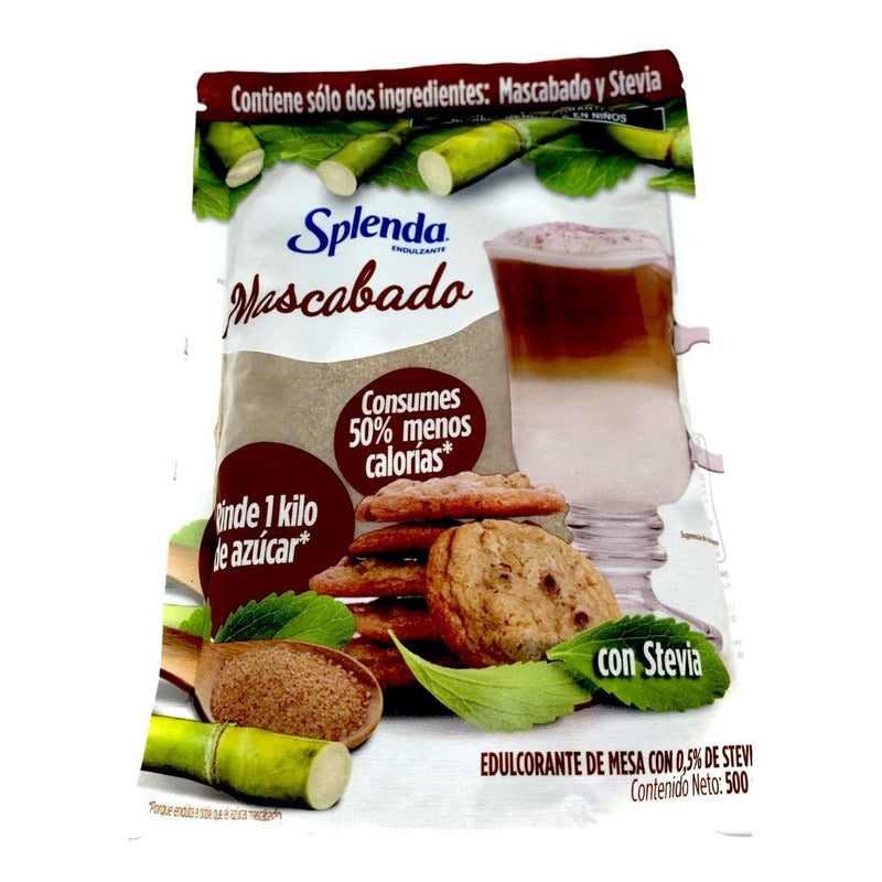 Sustituto De Azucar Splenda Mascabado 500 Gr Edulcorante