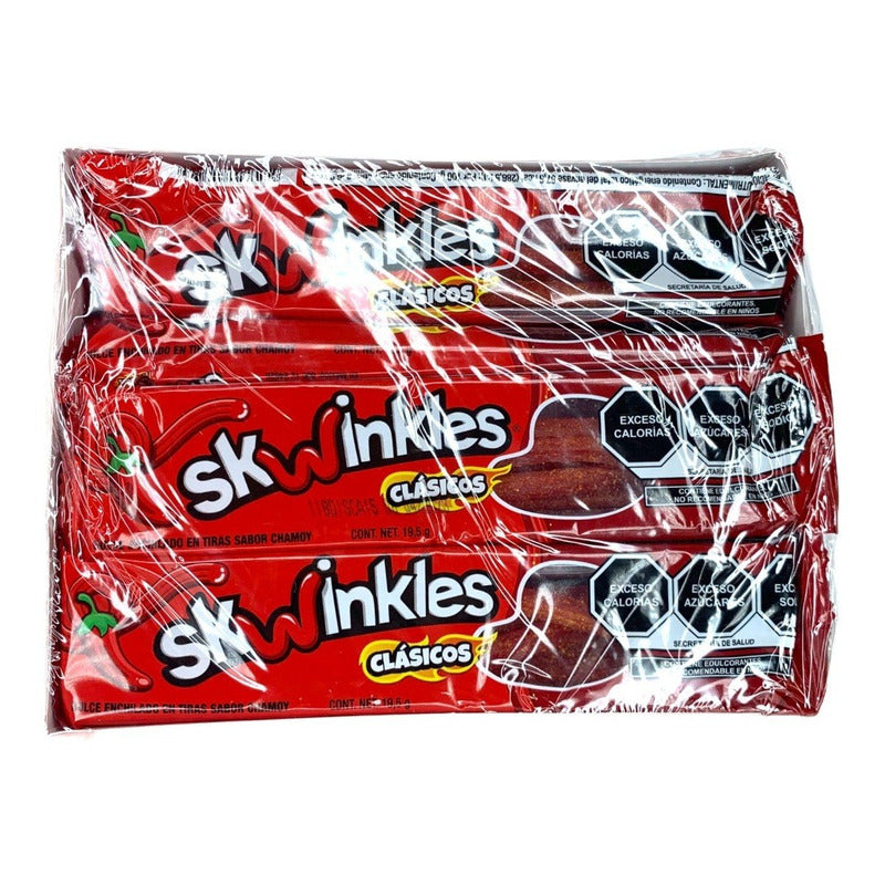 Skwinkles Clasico Chamoy 12 Piezas