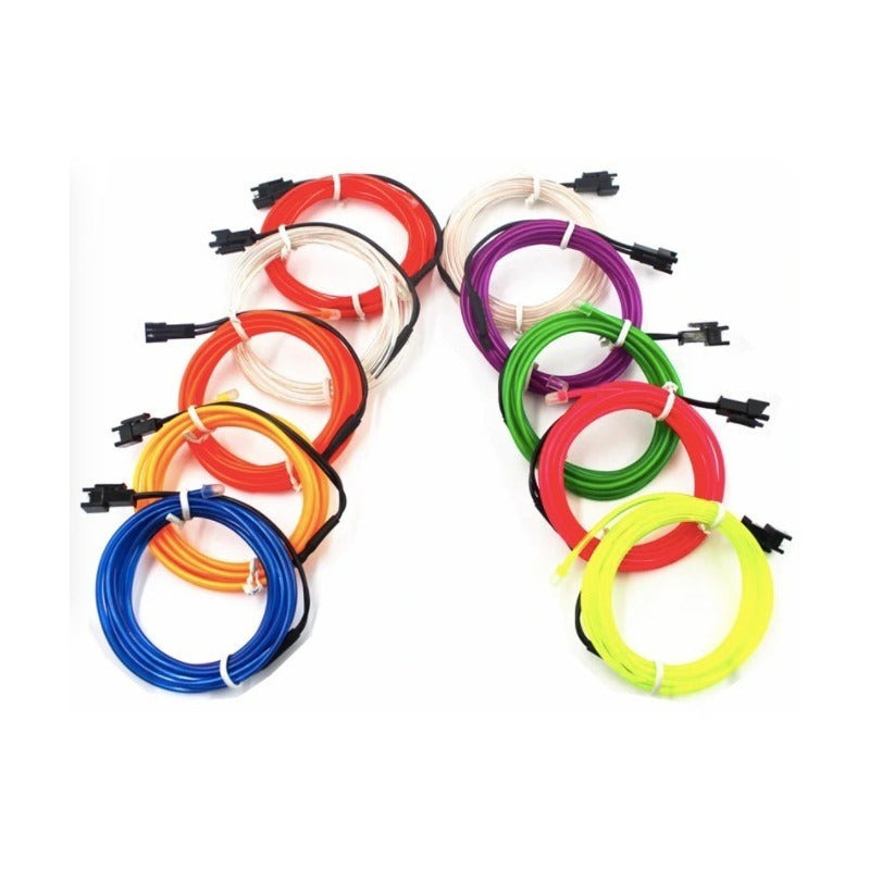 Tira Led Neon Luminoso 2*3m Cable Usb 5v Auto Jetta Vw Audi - Eurotruck Mexico