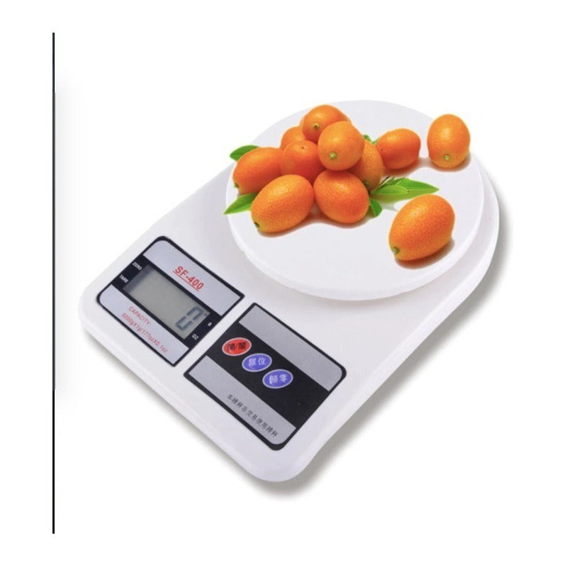 Bascula 10kg Cocina Pesar 1 Pieza 10 G Blanco