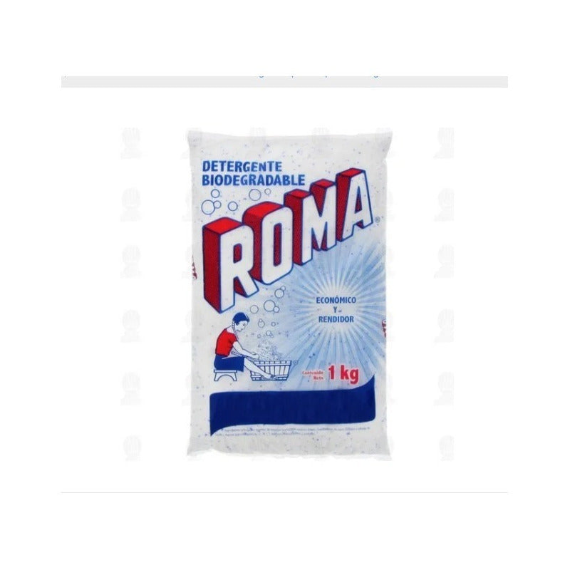 Detergente Roma Polvo Biodegradable Rendidor 1kg