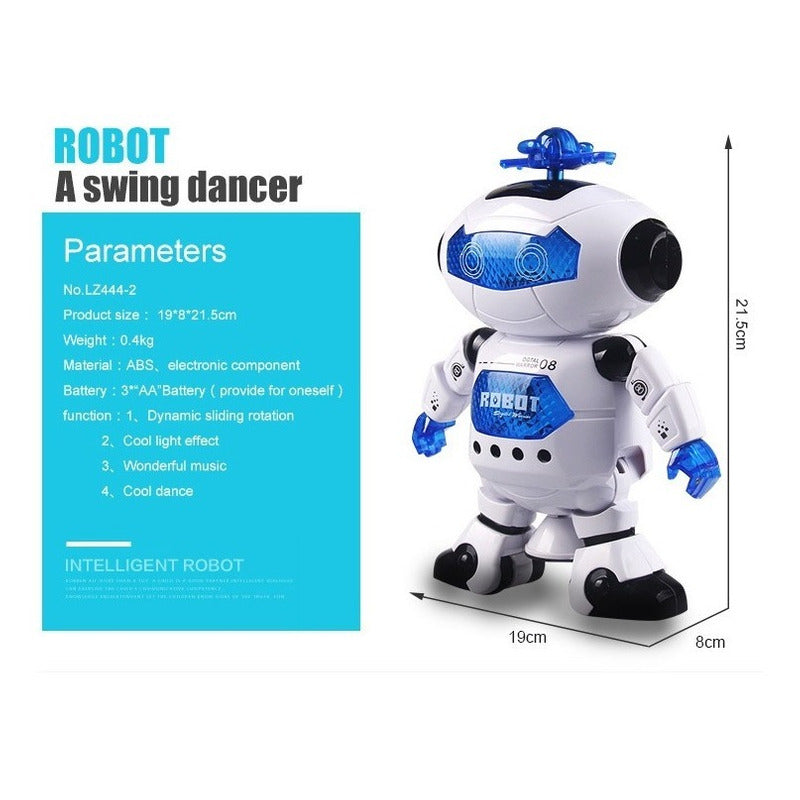 Robot Que Baila Camina Electrónico Con Música Y Luz P/niños Robot - Eurotruck Mexico