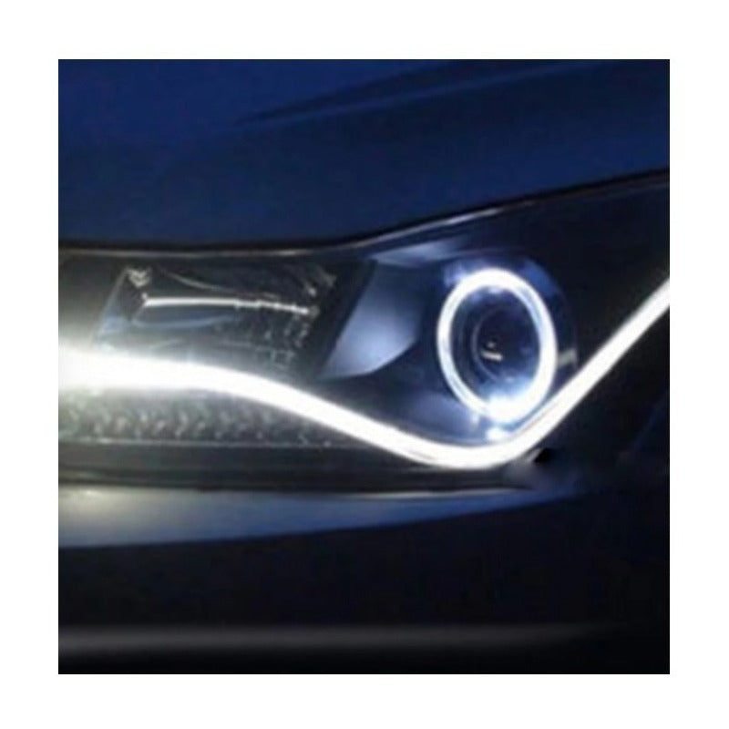 1 Par Tira Faro Audi Secuencial 60cm Jetta Vw Bmw Gel Tubo