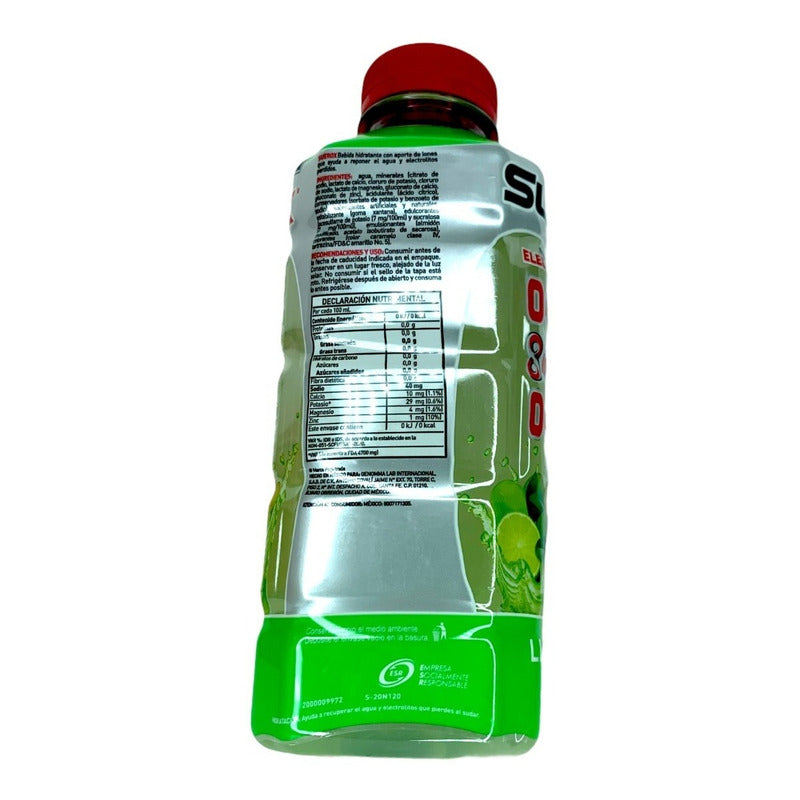 Suerox Adulto Electrolitos 8iones Sabor Lima-limon 630ml