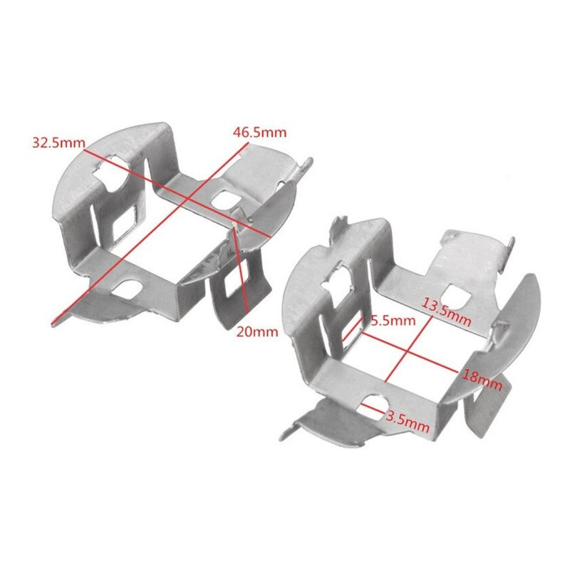 Sujetador Adaptador Foco H7 Halogeno 2 Piezas Jetta Vw Polo
