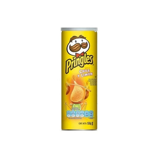 Papas Pringles Sabor Chile Y Limon 124 Gr Botana Crujiente