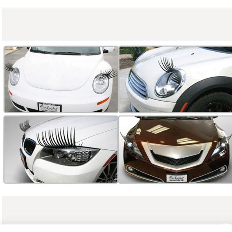 Pestañas Auto Faros Led Jetta Vw Bettle Universal Sticker - Eurotruck Mexico