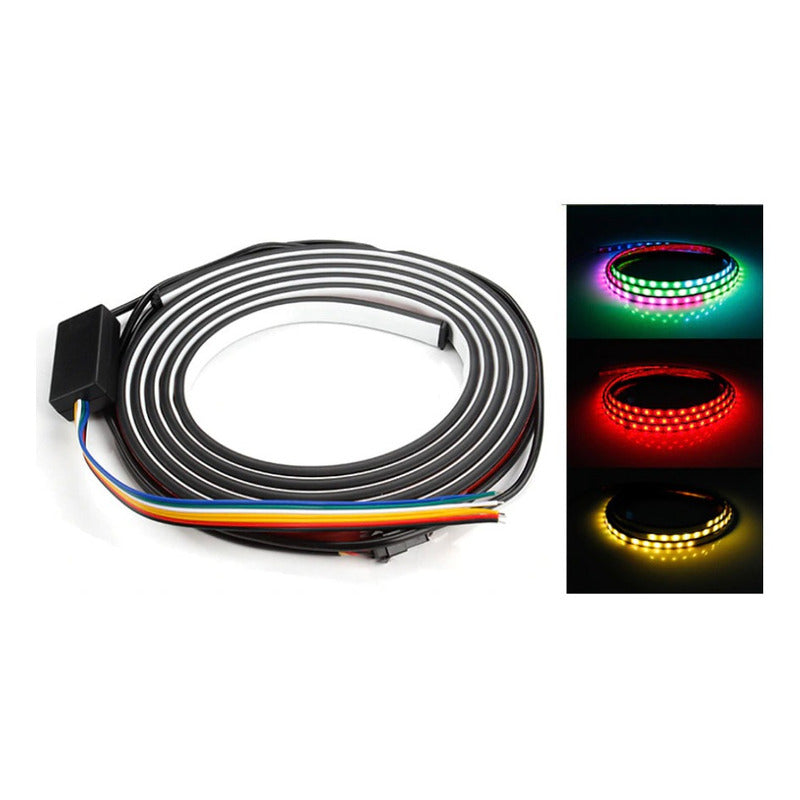 Tira Led Multifucion Rgb Tractocamion Bus Camion 24v 1.5m