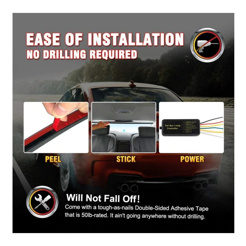 1 Tira Led Medallon Stop Direccional Auto Jetta Universal Vw - Eurotruck Mexico