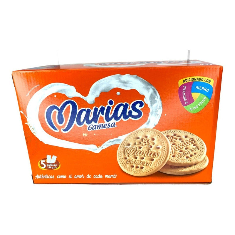 Galletas Marías Gamesa Con 5 Piezas De 144 Grs