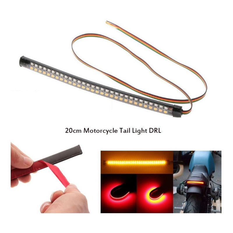Tira Moto Led Secuencial Stop Direccionales Flexible 30cm - Eurotruck Mexico