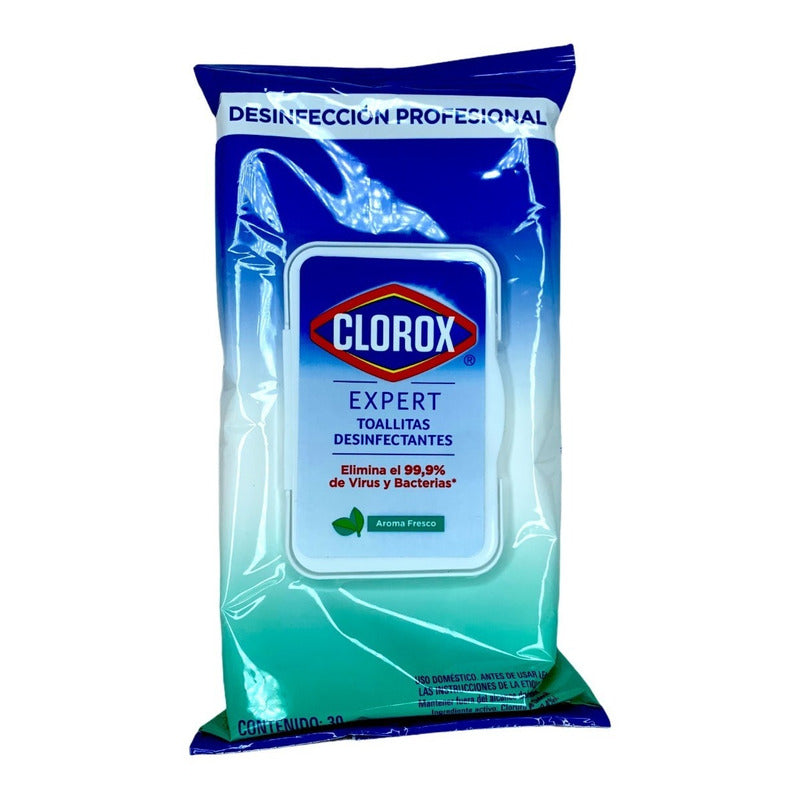 Clorox Toallitas Desinfectantes Expert Con 30 Toallas Aroma