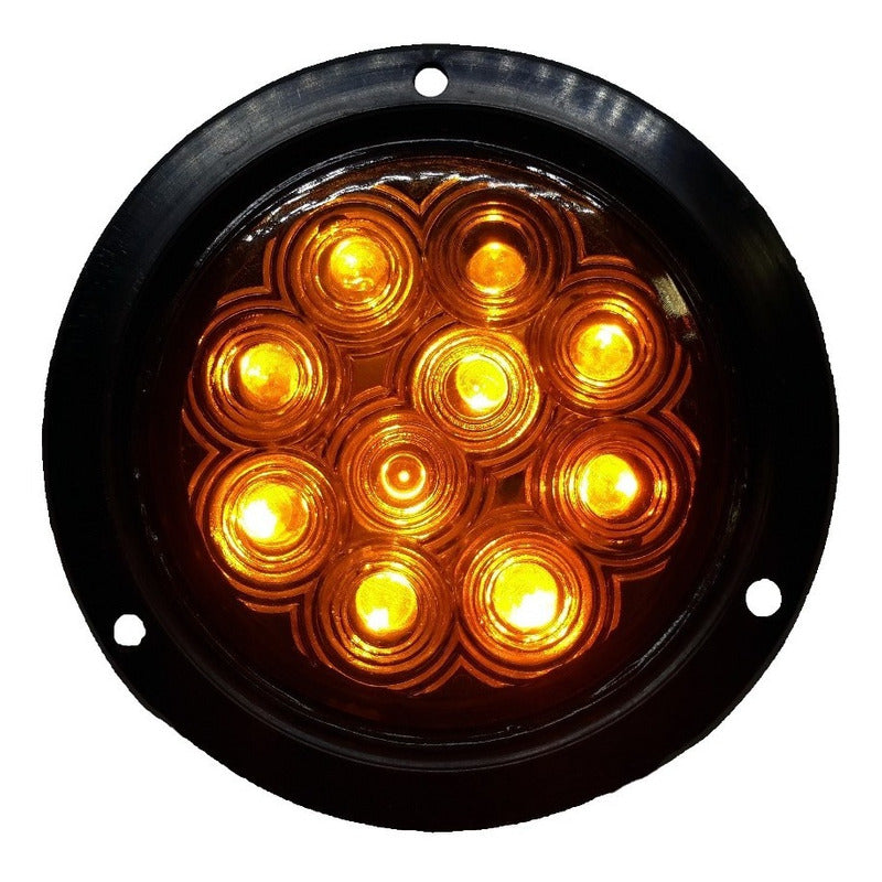 1 Plafon Redondo De 10 Leds Eurotruck Mexico Tractocamion