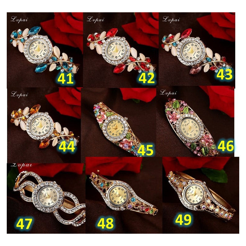 Reloj Dama Mujer Tipo Lujo Mama Pulsera