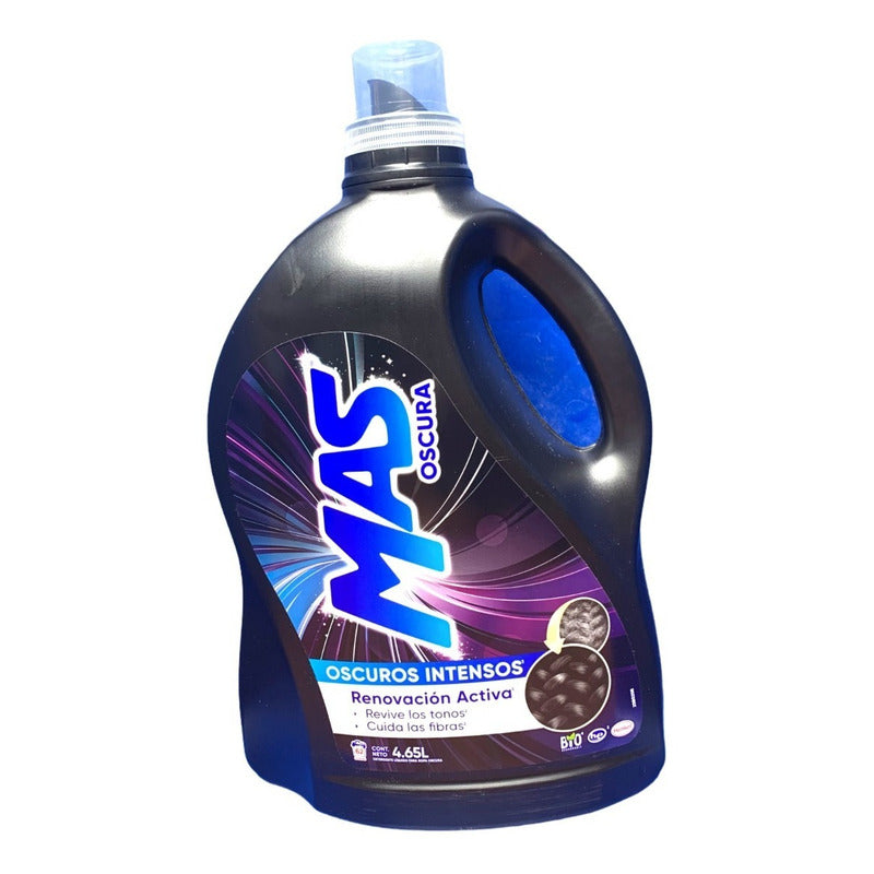 Detergente Líquido Mas Color Ropa Oscura 4.65 L