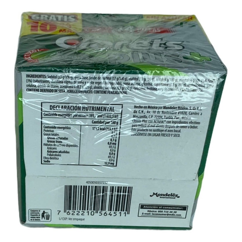 Chicles Clorets 4's Plus 40pzs Sin Azucar - Eurotruck Mexico